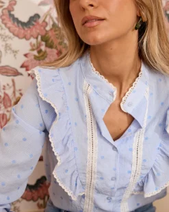 Maternité|Chemisiers Et Chemises-Polin et moi Chemisier brodé Yaritza Céleste