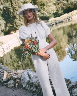 Mariée-Polin et moi Combinaison Mariée Aylén blanc