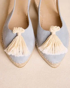 Espadrilles-Polin et moi Concetta Detail Espadrille Céleste