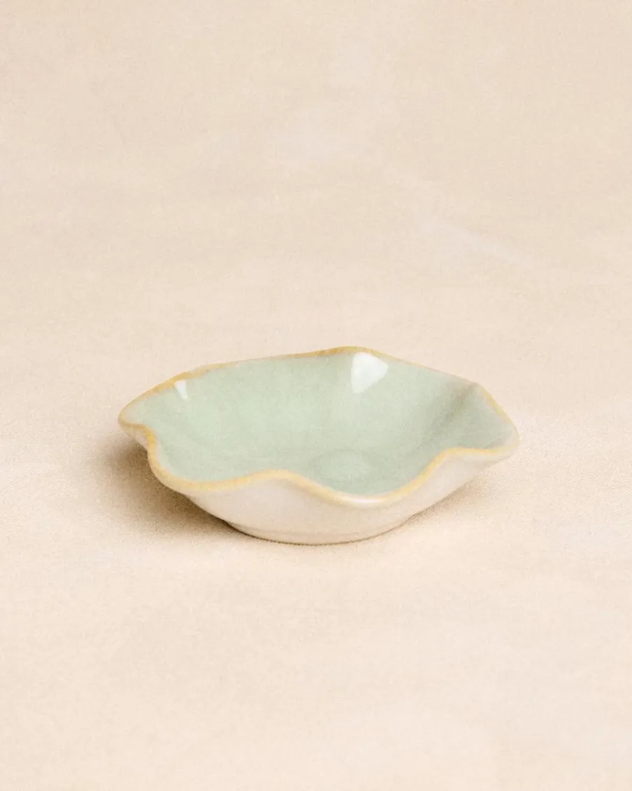 Domicile-Polin et moi Dalina Plateau à bijoux menthe