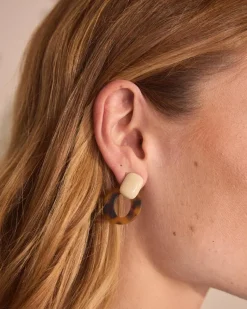 Joaillerie-Polin et moi Esence imprimer Boucle d’oreille Crème