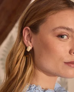 Joaillerie-Polin et moi Esence imprimer Boucle d’oreille Crème