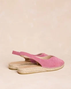Espadrilles-Polin et moi Espadrille à bride arrière Cersei Framboise