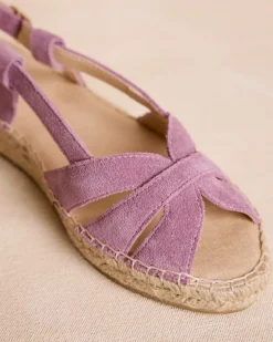 Espadrilles-Polin et moi Espadrille à lanières Fiora Lilas