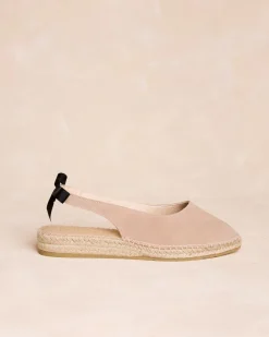 Espadrilles-Polin et moi Espadrille à nœud Iris Taupe