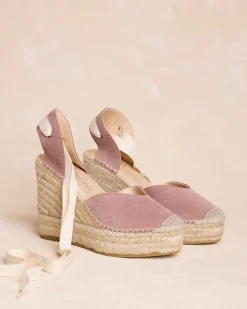 Espadrilles-Polin et moi Espadrille compensée Claudine Taupe