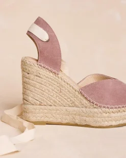 Espadrilles-Polin et moi Espadrille compensée Claudine Taupe