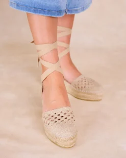 Espadrilles-Polin et moi Espadrille compensée Elisabetta Cru