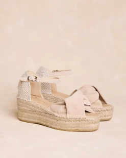 Espadrilles-Polin et moi Faustine Knot Espadrille Sable