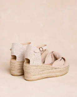 Espadrilles-Polin et moi Faustine Knot Espadrille Sable