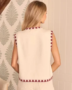 Maternité|Blazer Et Vestes-Polin et moi Gilet Zelinda imprimer Cru