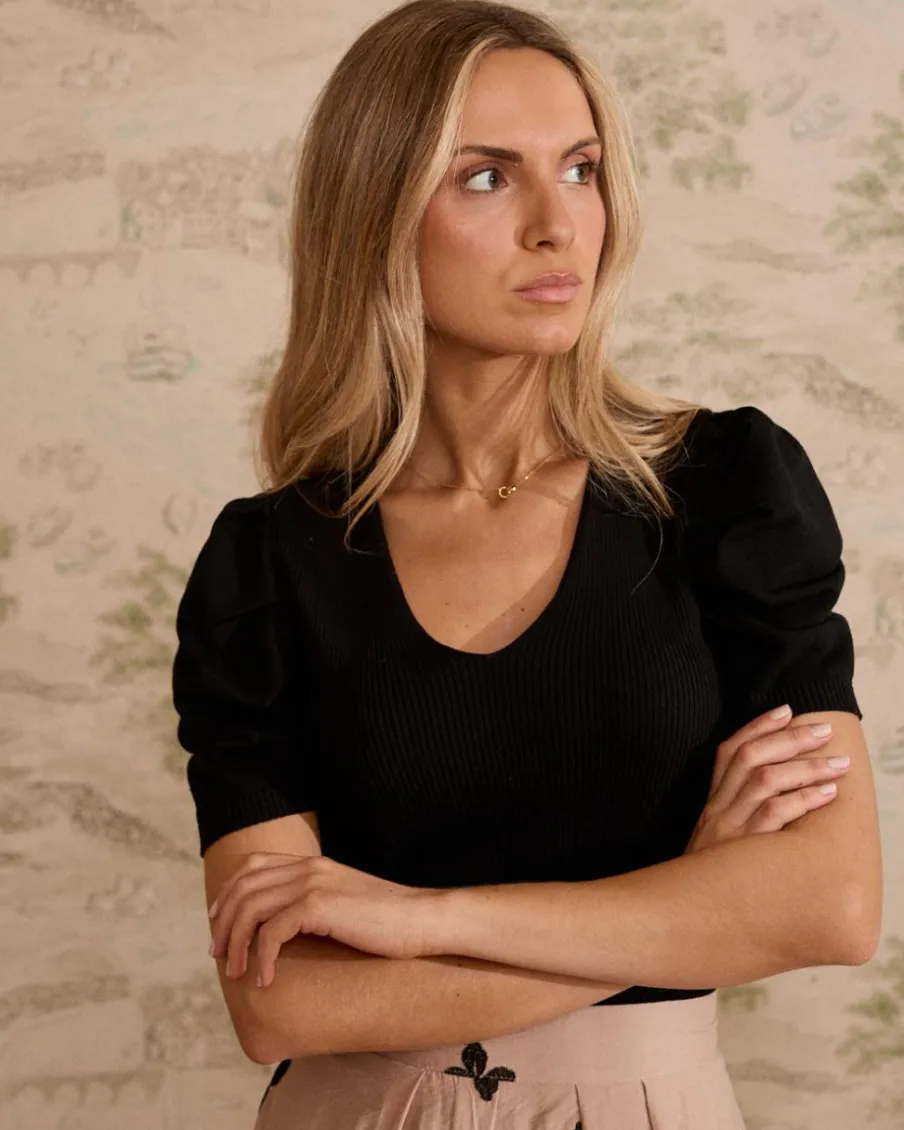 Point|T-shirts Et Hauts-Polin et moi Globo Dot Haut noir