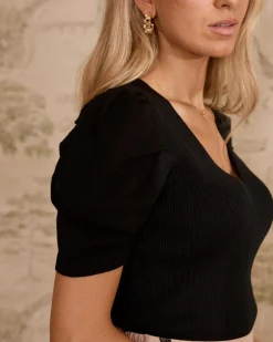 Point|T-shirts Et Hauts-Polin et moi Globo Dot Haut noir