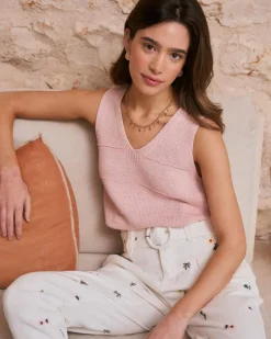 Point|T-shirts Et Hauts-Polin et moi Haut en maille Camilia Rose