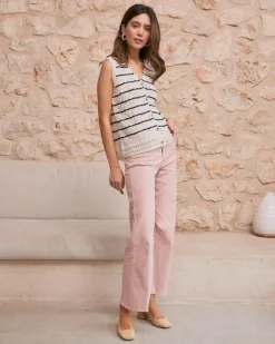 Point|T-shirts Et Hauts-Polin et moi Haut rayé Lea Marin