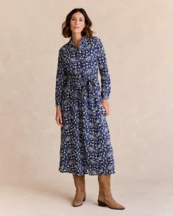 Maternité|Robes Et Combinaisons-Polin et moi Isa Robe Brodée denim