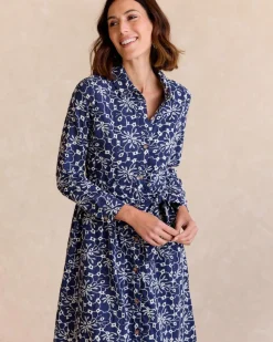 Maternité|Robes Et Combinaisons-Polin et moi Isa Robe Brodée denim