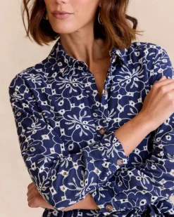 Maternité|Robes Et Combinaisons-Polin et moi Isa Robe Brodée denim