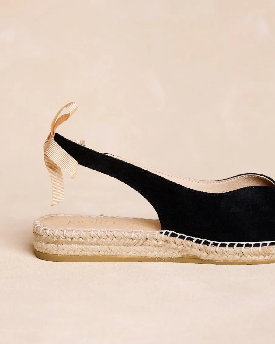 Espadrilles-Polin et moi Kaia Bow Espadrille noir