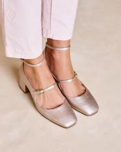 Talons Hauts-Polin et moi Mary Jane Ilia argent