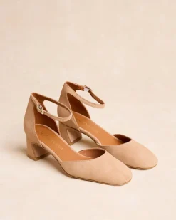 Talons Hauts-Polin et moi Mary Jane Kaia BEIGE