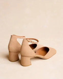 Talons Hauts-Polin et moi Mary Jane Kaia BEIGE