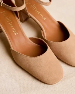 Talons Hauts-Polin et moi Mary Jane Kaia BEIGE