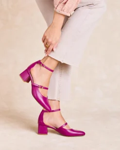 Talons Hauts-Polin et moi Mary Jane Tiras Leena Pourpre