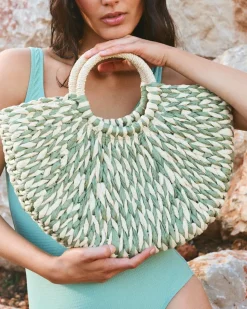 Bain-Polin et moi Nacelle Gaby Bicolor pistache