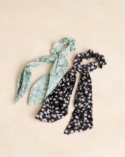 Accessoires Pour Cheveux-Polin et moi Pack de chouchous fleur Brézia VERTMENTHE