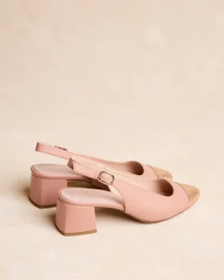 Talons Hauts-Polin et moi Pointe Teyla Slingback Rose