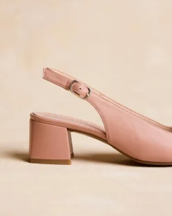 Talons Hauts-Polin et moi Pointe Teyla Slingback Rose