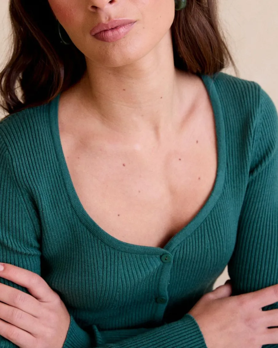 Point|Cardigans Et Pulls-Polin et moi Pull en maille Verda Vertpomme