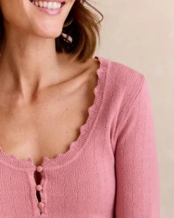 Point|Cardigans Et Pulls-Polin et moi Pull en tricot Savana Rose