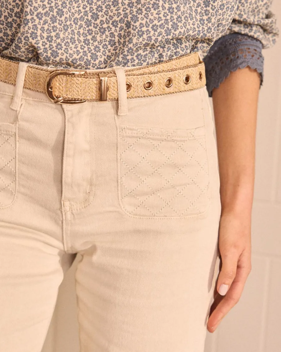Pantalon-Polin et moi Renata Pantalon en denim beige