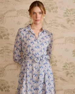 Robes Et Combinaisons-Polin et moi Robe chemise en jean Bethsabe denim