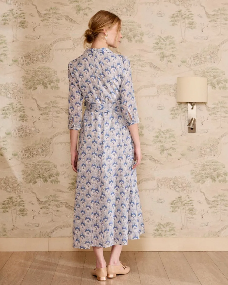 Robes Et Combinaisons-Polin et moi Robe chemise en jean Bethsabe denim