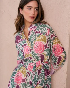 Maternité|Robes Et Combinaisons-Polin et moi Robe chemise Geraldine Vertémeraude