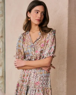 Robes Et Combinaisons-Polin et moi Robe courte Eleanor Cru