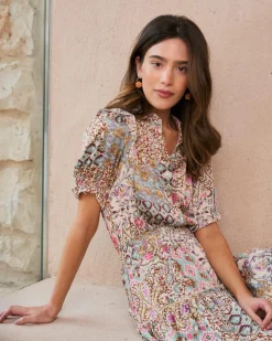 Robes Et Combinaisons-Polin et moi Robe courte Eleanor Cru