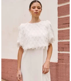 Mariée-Polin et moi Robe de mariée lavande blanc