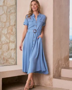 Maternité|Robes Et Combinaisons-Polin et moi Robe en jean Ippa DENIM