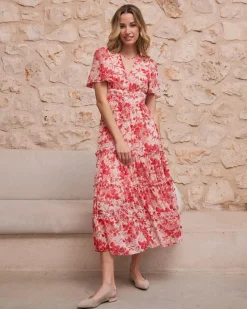 Maternité|Robes Et Combinaisons-Polin et moi Robe longue Grisselle corail