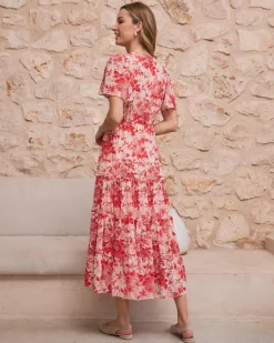 Maternité|Robes Et Combinaisons-Polin et moi Robe longue Grisselle corail