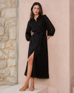 Maternité|Robes Et Combinaisons-Polin et moi Robe longue Ninelle noir