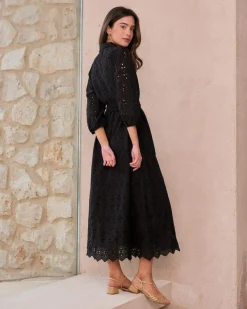 Maternité|Robes Et Combinaisons-Polin et moi Robe longue Ninelle noir