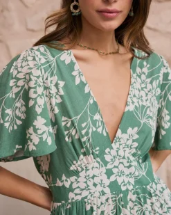 Robes Et Combinaisons-Polin et moi Robe longue Olenka Vertémeraude