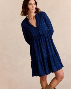 Maternité|Robes Et Combinaisons-Polin et moi Robe Luisa Plumeti Marin