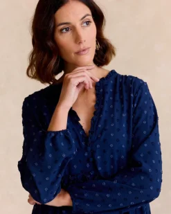 Maternité|Robes Et Combinaisons-Polin et moi Robe Luisa Plumeti Marin