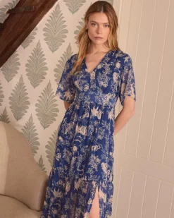 Maternité|Robes Et Combinaisons-Polin et moi Robe Maxi Klein BleuKlein